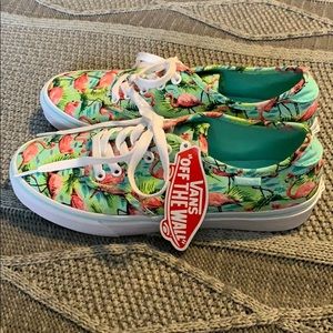 Van canvas flamingo shoes